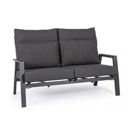 Sofa ogrodowa 2-osobowa ANTRACITE - antracyt