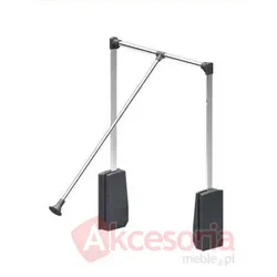 Pantograf stalowy Valcomp - srebrny / 60-83 cm