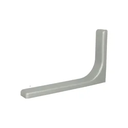 Wspornik półki  L240 metal/tworzywo srebrny 2 sztuki