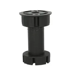 Nóżka plastikowa PN16 czarna  wys. 10cm