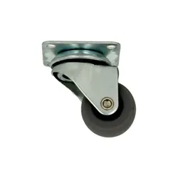 Kółko obrotowe łożyskowane KDS-202 - szary / fi 30 mm