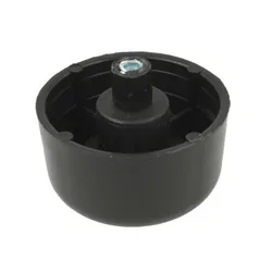 Stopka meblowa z regulacją 14.158 - czarny / wys. 3 cm