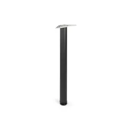 Noga z regulacją DN-710 - czarny mat / fi 60 mm / wys. 71 cm