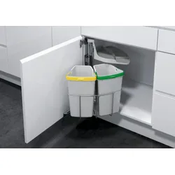 Kosz Wurth EKO CENTER 2 do korpusu 40 cm / 2x9 l 