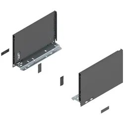 Boki LEGRABOX / wys. C=177 mm / dł. 27 cm / antracyt