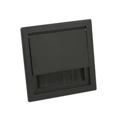 Przepust Kablowy Kwadratowy z Aluminium 80x80 mm Czarny