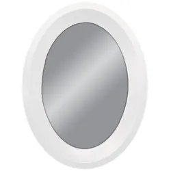 Lustro owalne 20818 60x80 - biały