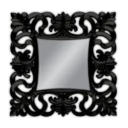 Lustro PU021K 100x100 - czarny