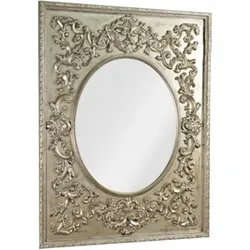 Lustro PU284A 90x120 - srebrny przecierany