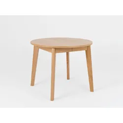 Stół okrągły rozkładany WOODYOU ROUND 95 - dąb lity
