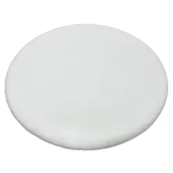 Dywan okrągły FLUFF SNOWY - biały