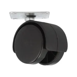 Kółko nylonowe Siso - czarny / fi 40 mm / bez hamulca