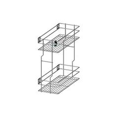 Cargo Mini Boczne Prawe VARIANT MULTI 25 cm - ocynk / miękki domyk