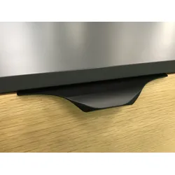 Uchwyt listwowy UA04 - czarny mat / rozstaw 192 mm