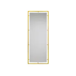 Lustro w stalowej oprawie LW6853 80x180 cm - złoty