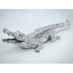 Figura KROKODYL 2053 - srebrny