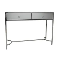 Toaletka Lustrzana LW6071 110x35x82 cm - srebrny