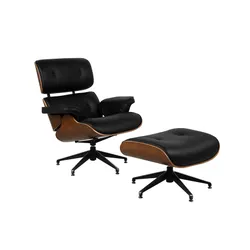 Fotel obrotowy z podnóżkiem LOUNGE CHAIR & OTTOMAN X040
