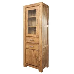 Witryna drewniana wąska MODENA - palisander teak