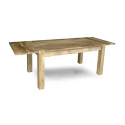 Stół rozkładany drewniany MODENA 160/240x90 - mango naturalne