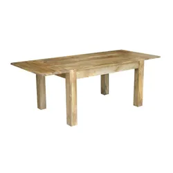 Stół rozkładany drewniany MODENA 180/260x90 - mango naturalne