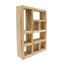 Regał drewniany MILANO duży - mango naturalne