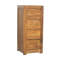 Komoda drewniana MILANO 4 szuflady - palisander miodowy
