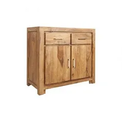 Komoda drewniana 2-drzwiowa MODENA 2 szuflady - palisander teak
