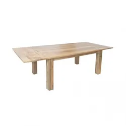 Stół rozkładany drewniany VERONA 160/240x90 - mango naturalne