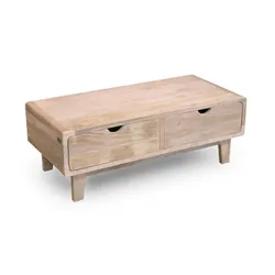 Stolik kawowy drewniany RETRO - drewno mango