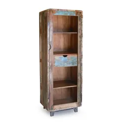 Witryna z drewna z odzysku 65cm RETRO