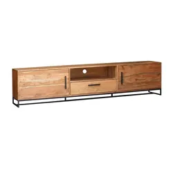 Szafka RTV 220cm LIVERPOOL - akacja naturalna