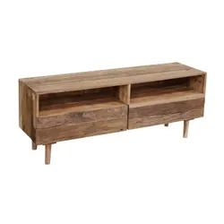 Szafka RTV drewniana CENTURY RUSTIC - stare drewno