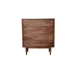 Komoda drewniana 85cm FIFTY - orzech włoski