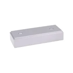 Nóżka prostokątna K160 - chrom mat / wys. 2 cm