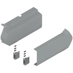 Zaślepki duże Servo-Drive AVENTOS HF z akcesoriami - szary
