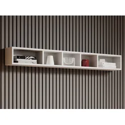Element wiszący TOLEDO 02 - biały laminat/biały połysk