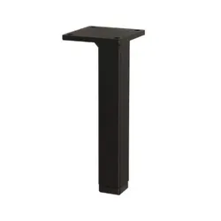 Nóżka meblowa NS45 Czarny Mat H=100 mm Stal grubość 18 mm