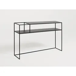 Konsola SENSO FLOWER METAL 120x25 P - czarny