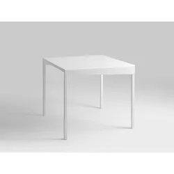 Stół jadalniany OBROOS METAL 80x80 - biały