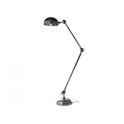 Lampa podłogowa niklowana
