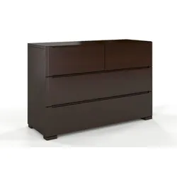Komoda sosnowa z 4 szufladami SPARTA - palisander