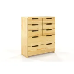 Komoda sosnowa SPECTRUM 8 szuflad - naturalny
