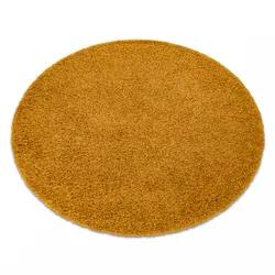 Dywan AMBER shaggy 5cm - złoty