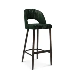 Hoker dębowy BST-1412 ALORA tapicerowany