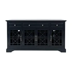 Komoda czterodrzwiowa AVOLA NAVY 4D/3S - ciemnogranatowy