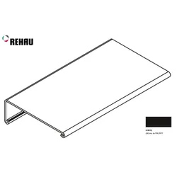 Listwa maskująca FRAME górna (pokrywa) - czarny / dł. 250 cm