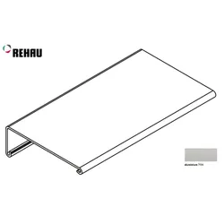 Listwa maskująca FRAME górna (pokrywa) - aluminium / dł. 250 cm