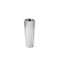 Lustrzana wysoka donica HT007-2 90 cm - stalowy