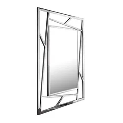 Lustro wiszące GG1019A 100x120 - srebrny